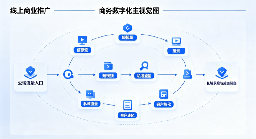 思茅线上商业推广怎么做？全域流量闭环搭建与低成本转化实战指南